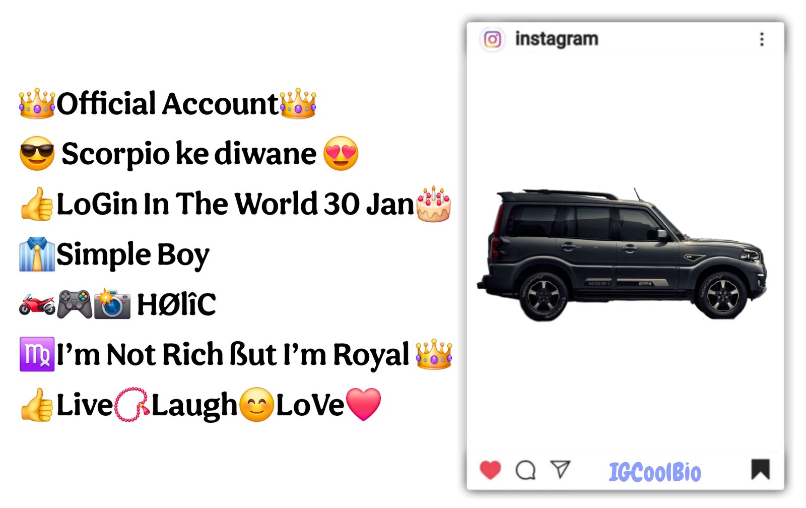 Instagram Bio Scorpio Lover