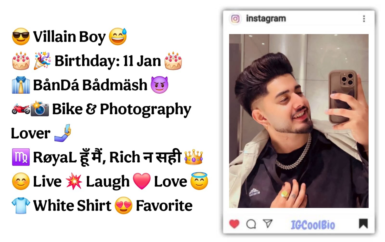 Instagram Bio For Boys (9) Stylish Bio For Instagram