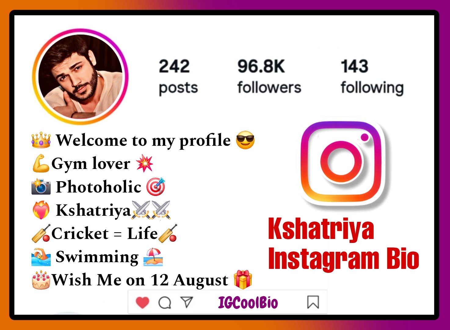 क्षत्रिय Bio For Instagram