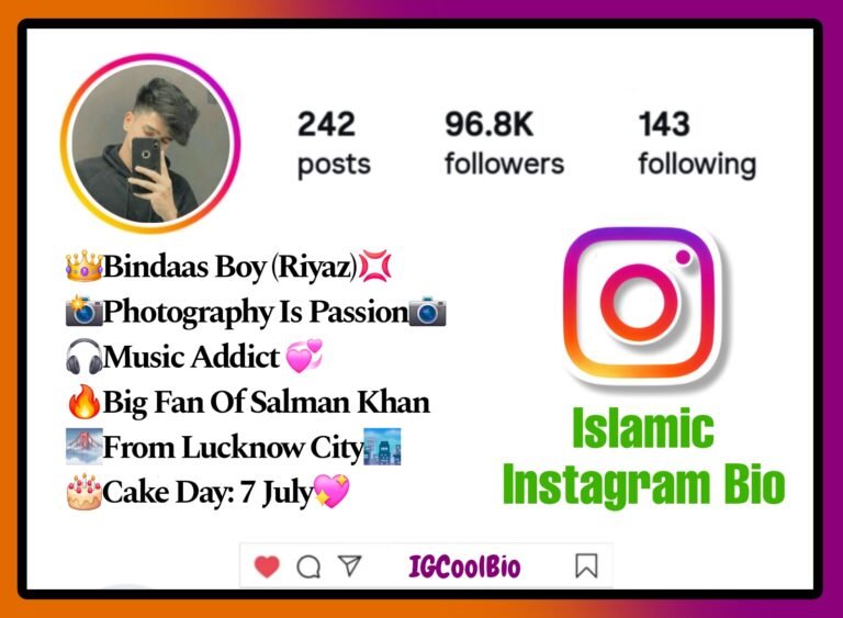 Islamic bio for Instagram