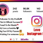 Love Bio For Instagram